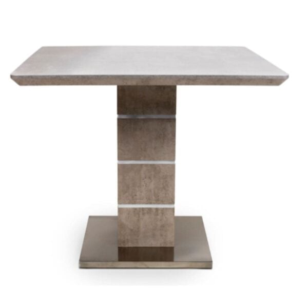 Denny Concrete Effect Dining Table available at Corcoran's Furniture & Carpets