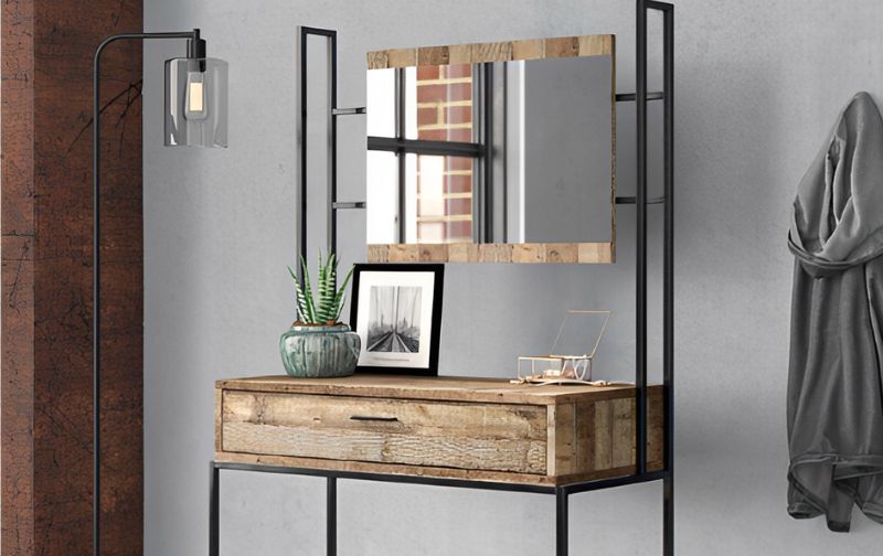 industrial dressing table