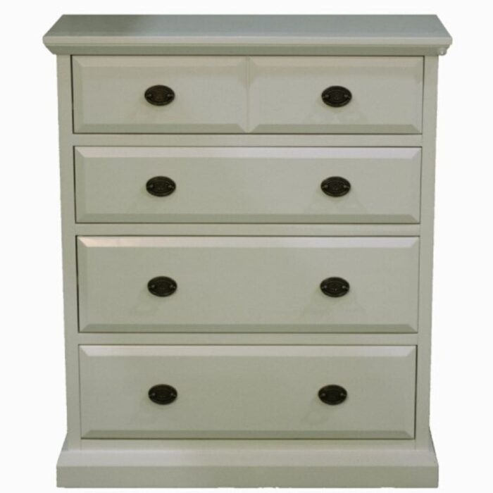 Kerry Cream 4 Drawer Tall Chest
