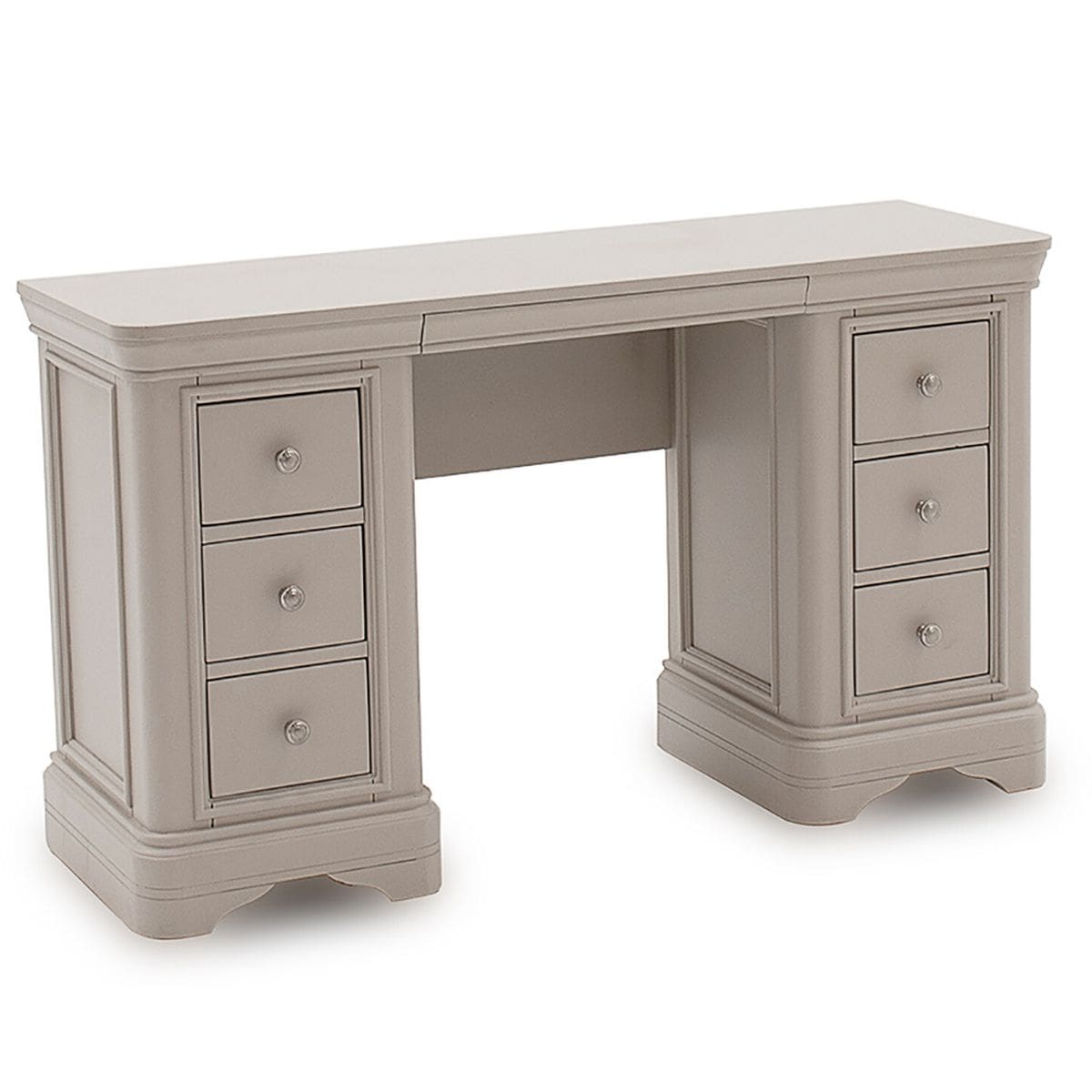 Mika Grey Dressing Table with Drawers