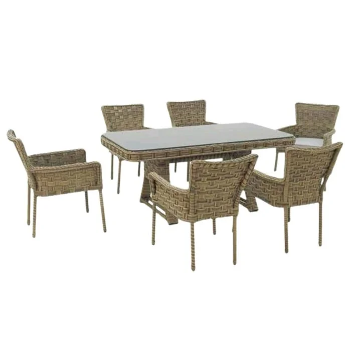 Homebase rattan dining discount set