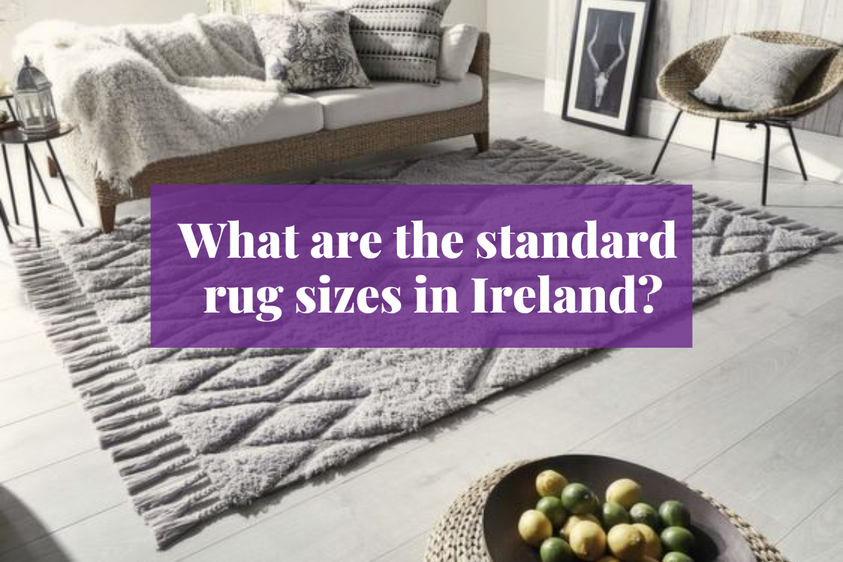 What are the standard rug sizes in Ireland?