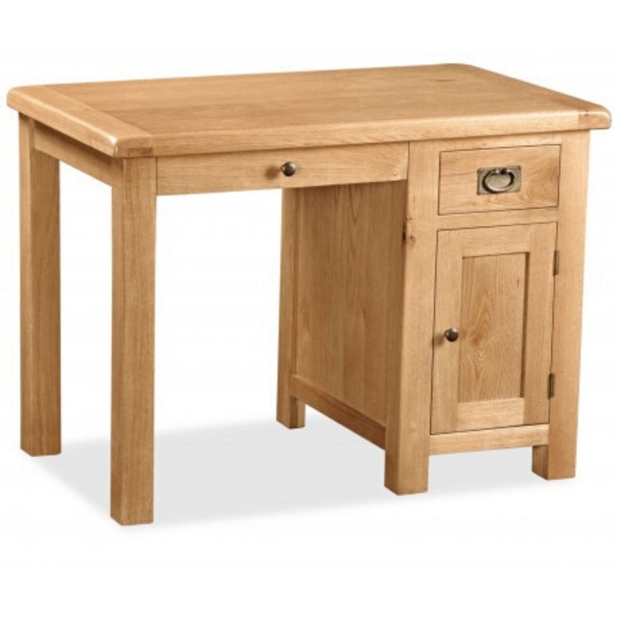 Sonia Oak Single Wood Office Desk | Corcorans Furniture & Carpets